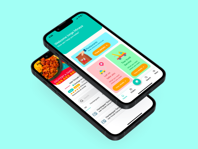 LLEVAME APP supporting visual